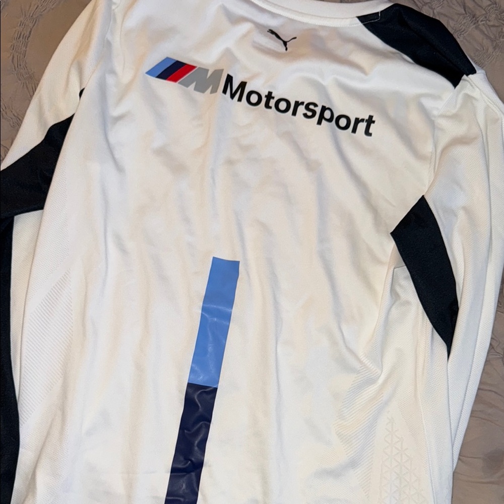 BMW Motorsport White Long Sleeve - Picture 6 of 7